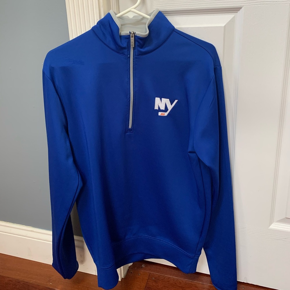 Antigua NY Islanders 1/4 zip, long sleeve
